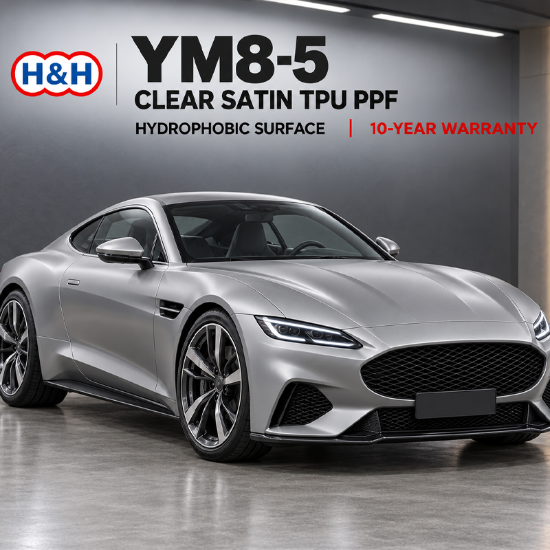 YM8-5 PPF en TPU satiné transparent