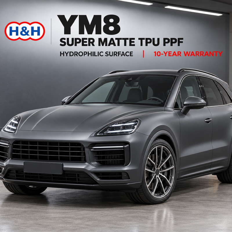 YM8 TPU super mat transparent PPF